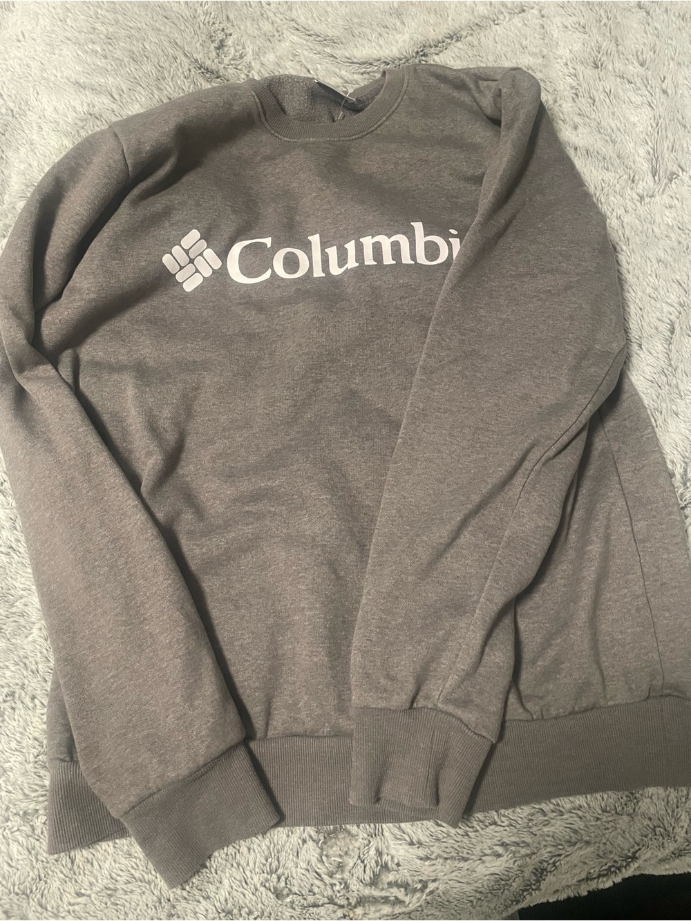 Columbia Men's Heather Gray Logo Crewneck Sweatshirt